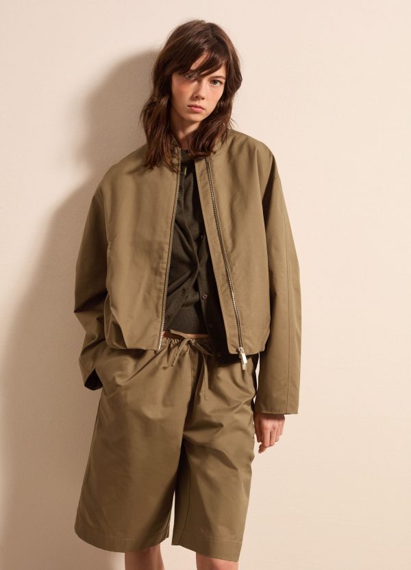 Bomber full-zip effetto satin - Image 3