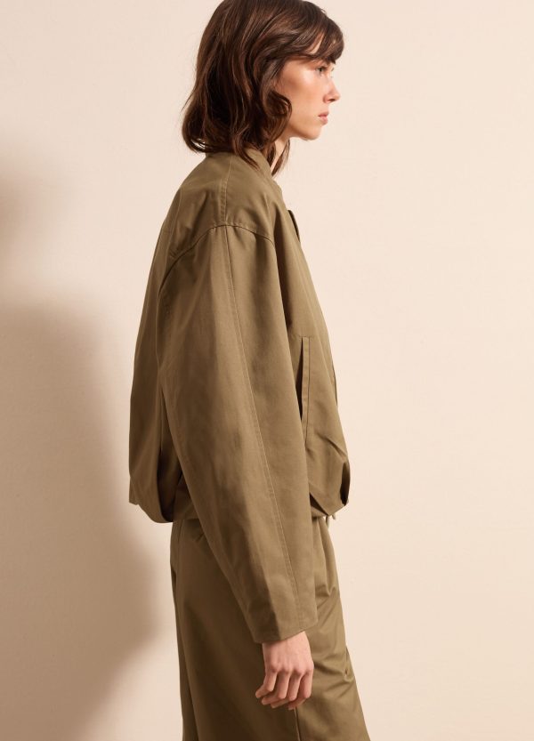 Bomber full-zip effetto satin - Image 4