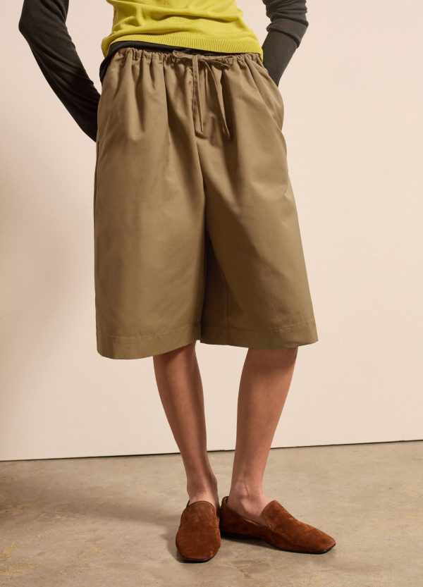 Bermuda in satin con coulisse - Image 4