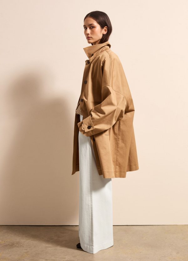 Trench lungo con sciarpa - Image 2