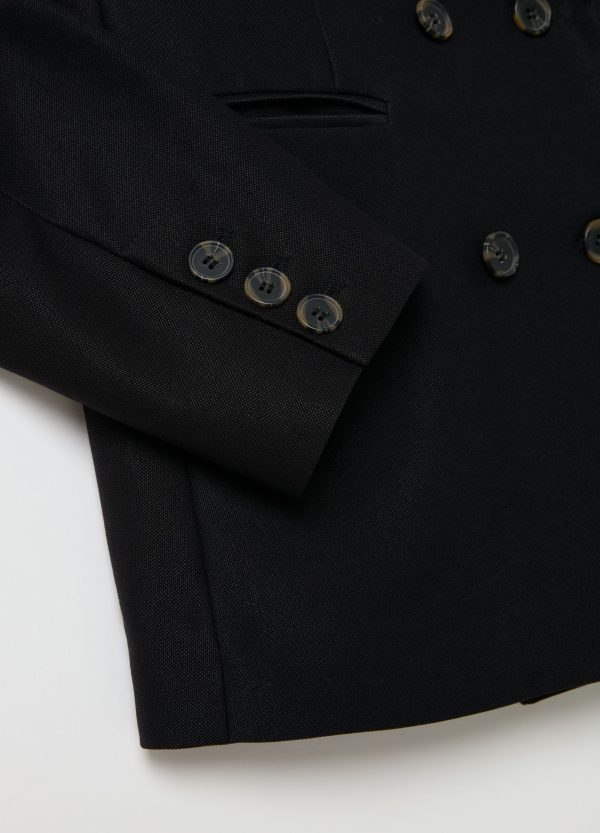 Blazer doppiopetto tinta unita - Image 7