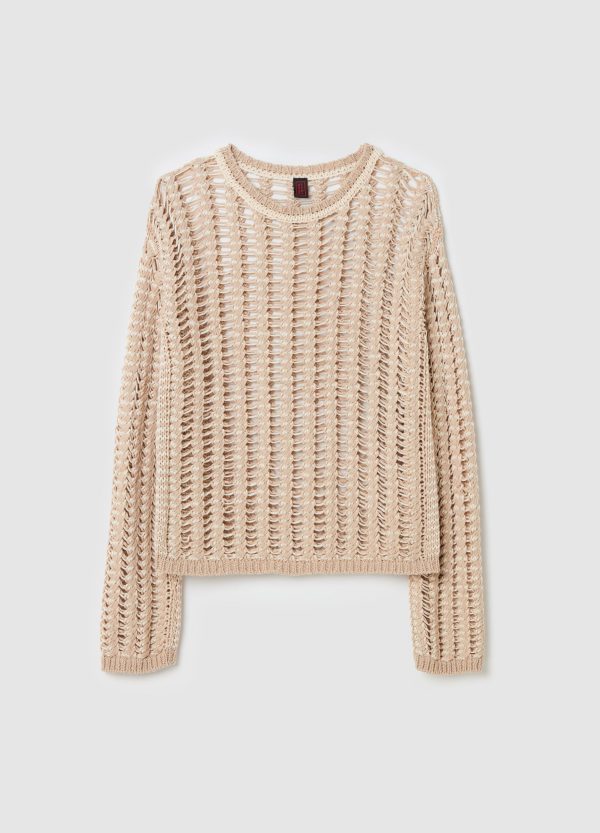 Maglia traforata in cotone - Image 5