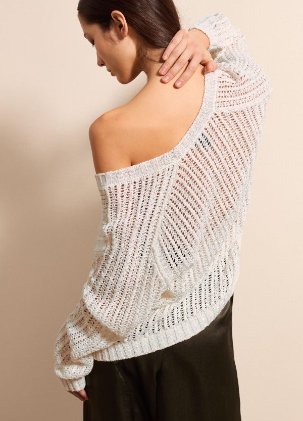 Maglia oversize traforata - Image 2
