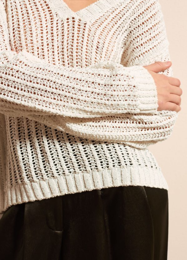 Maglia oversize traforata - Image 3