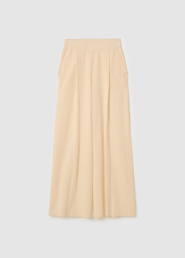Pantalone a gamba larga in cotone - Image 5