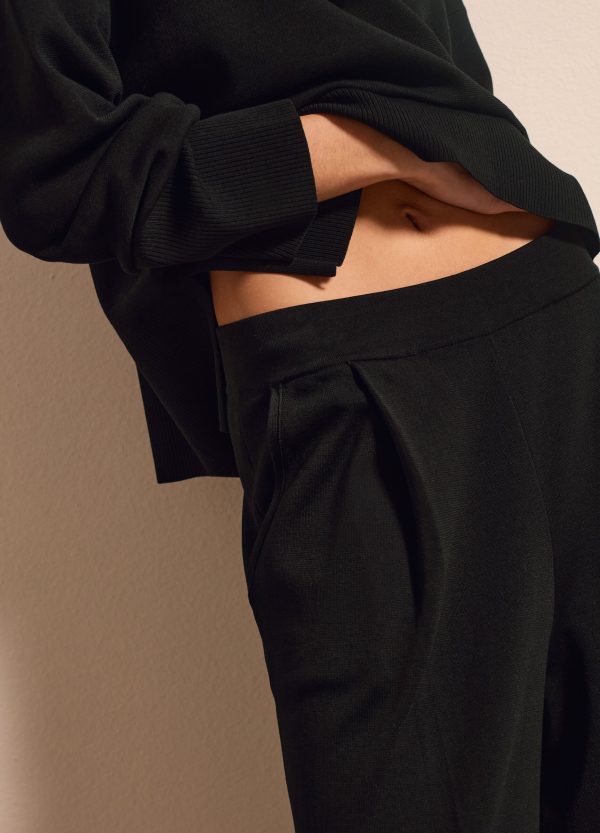 Pantalone a gamba larga in cotone - Image 3