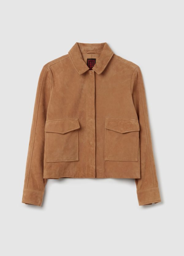Giacca corta in suede - Image 5