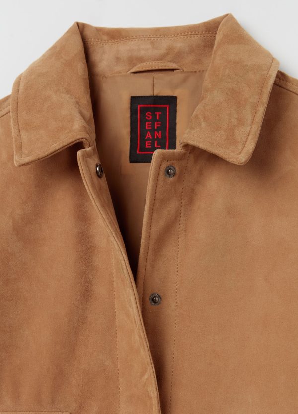 Giacca corta in suede - Image 6