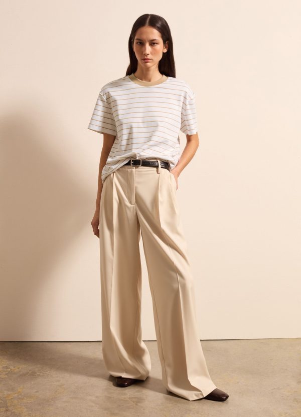 T-shirt boxy fit a righe