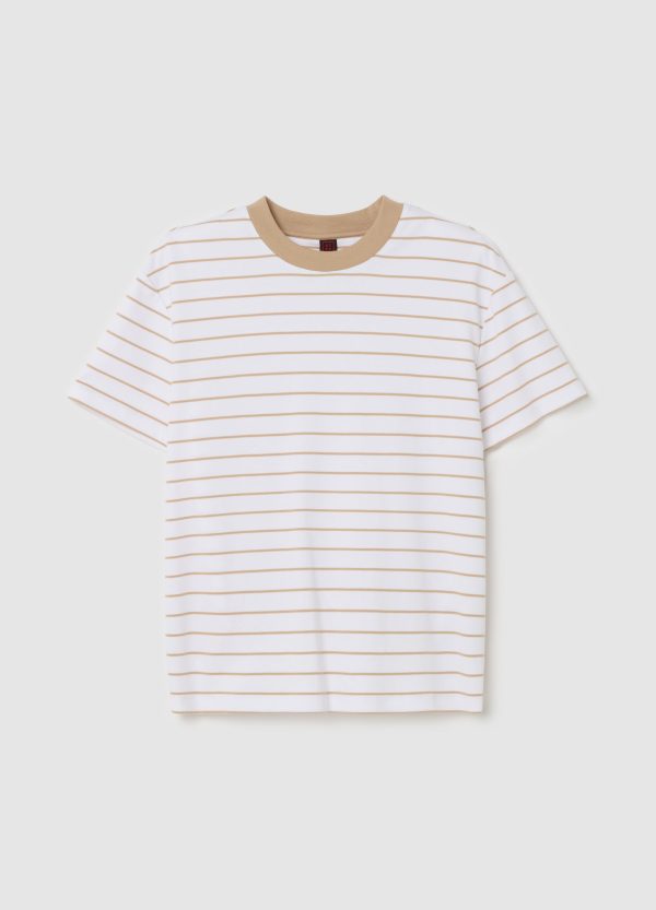 T-shirt boxy fit a righe - Image 5
