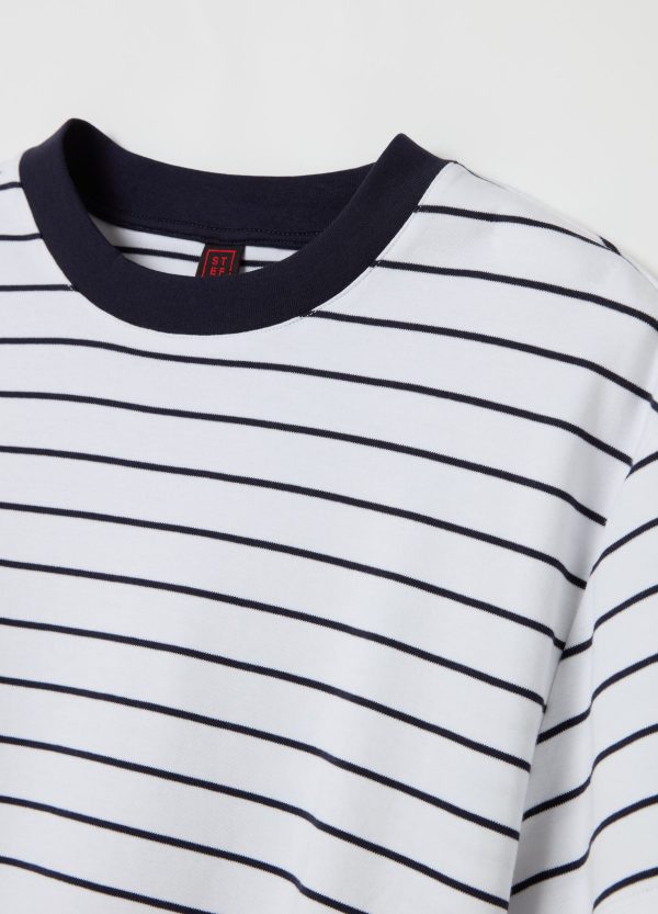 T-shirt boxy fit a righe - Image 6