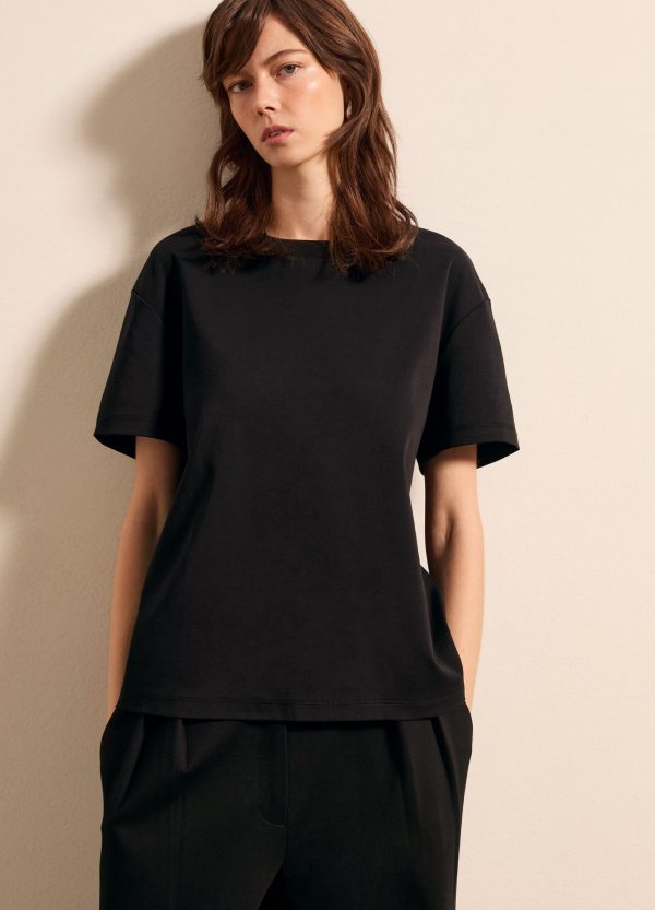 T-shirt boxy fit tinta unita - Image 4