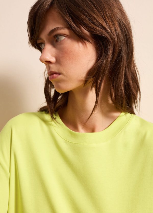 T-shirt boxy fit tinta unita