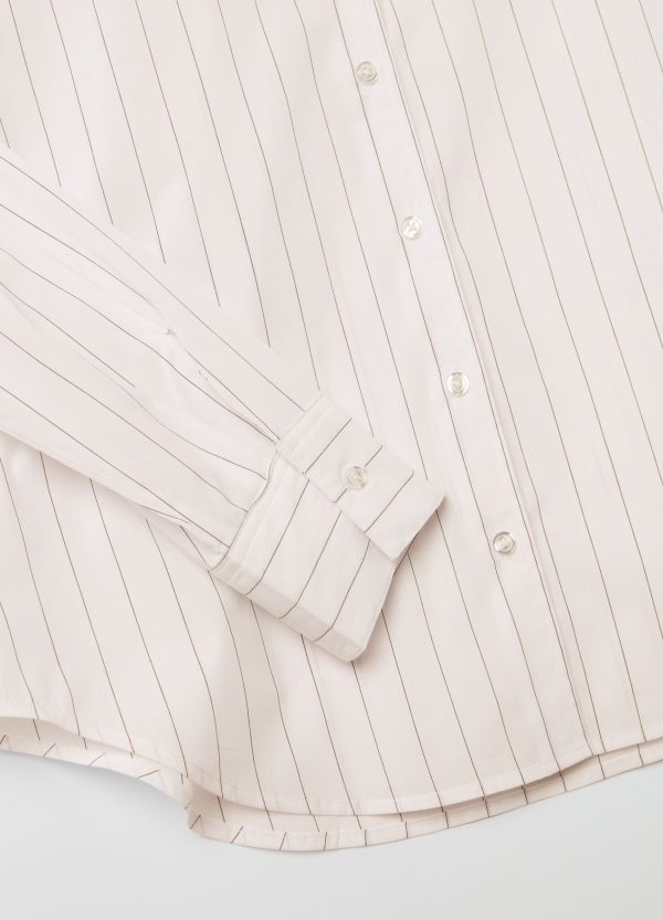 Camicia gessata in popeline - Image 6
