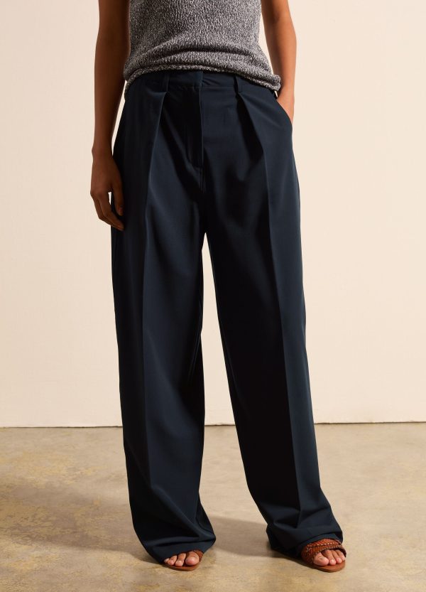 Pantalone balloon fit con pinces - Image 2