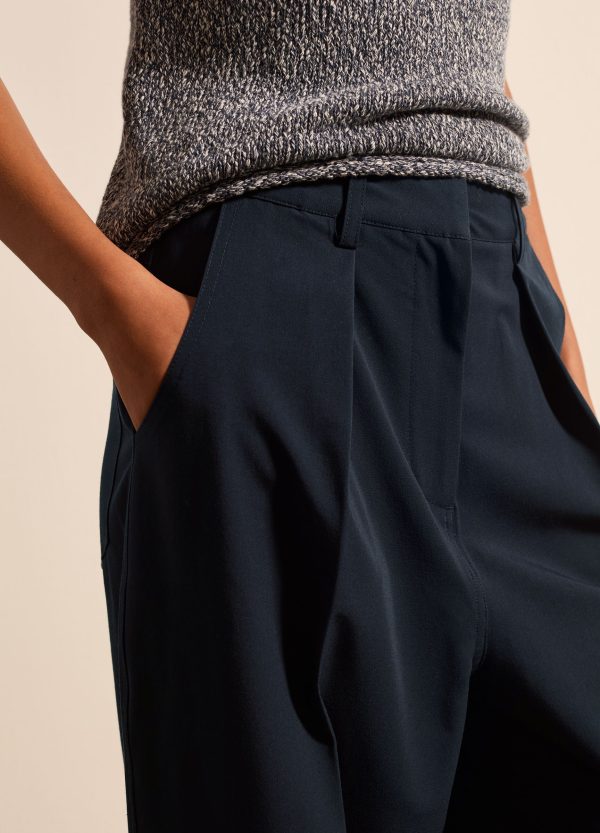 Pantalone balloon fit con pinces - Image 3