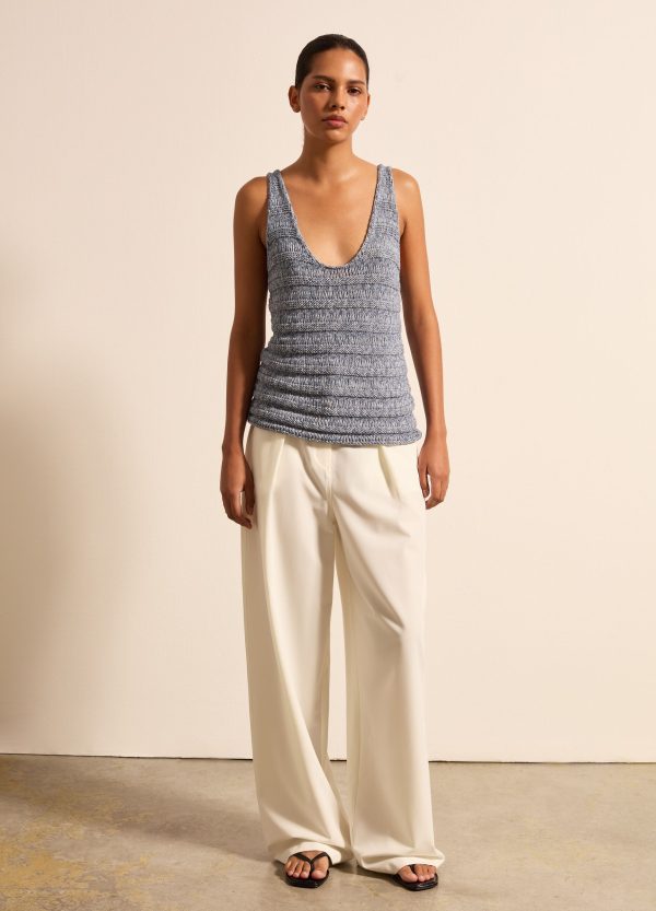 Pantalone balloon fit con pinces