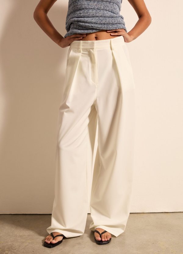 Pantalone balloon fit con pinces - Image 2