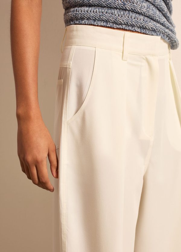 Pantalone balloon fit con pinces - Image 3