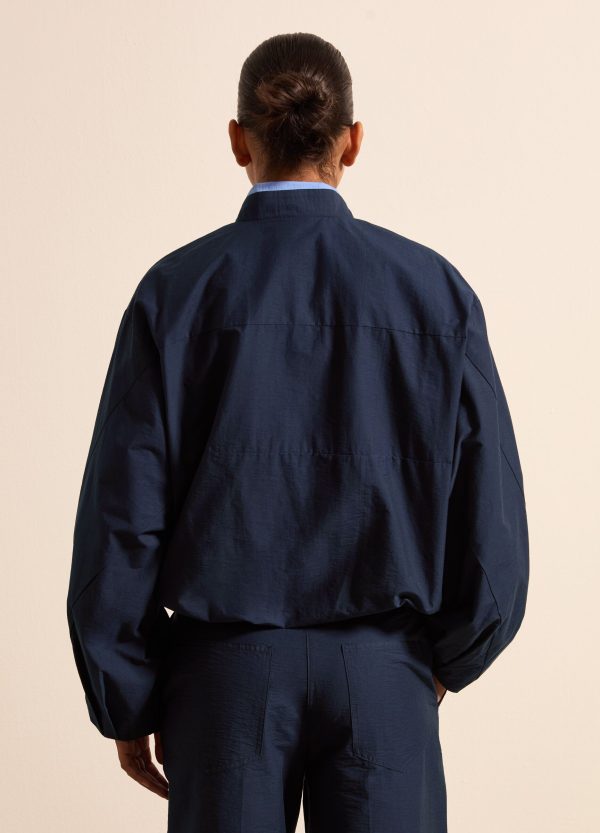 Bomber full-zip tinta unita - Image 4