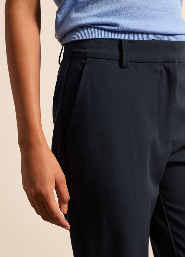 Pantalone a sigaretta tinta unita - Image 3