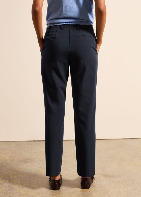 Pantalone a sigaretta tinta unita - Image 4