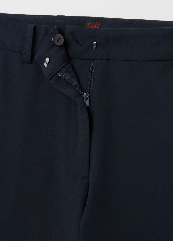 Pantalone a sigaretta tinta unita - Image 6