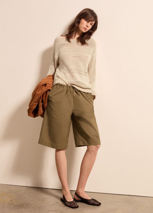 Pullover in cotone con motivo a righe - Image 2