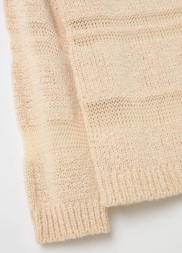 Pullover in cotone con motivo a righe - Image 6