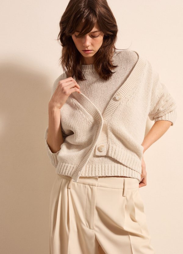 Cardigan oversize tricot - Image 3