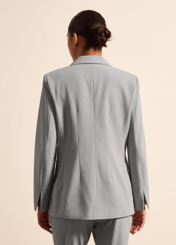 Blazer monopetto con bottone - Image 4