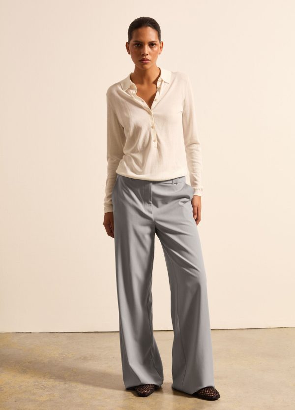 Pantalone a gamba larga