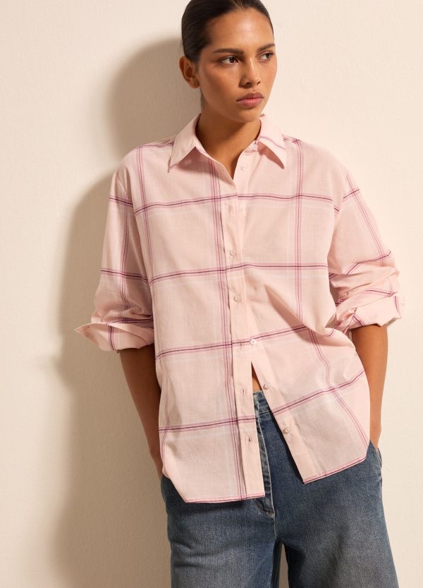 Camicia over con fantasia check - Image 2
