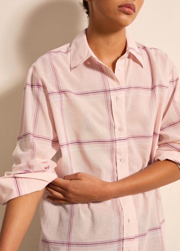 Camicia over con fantasia check - Image 3