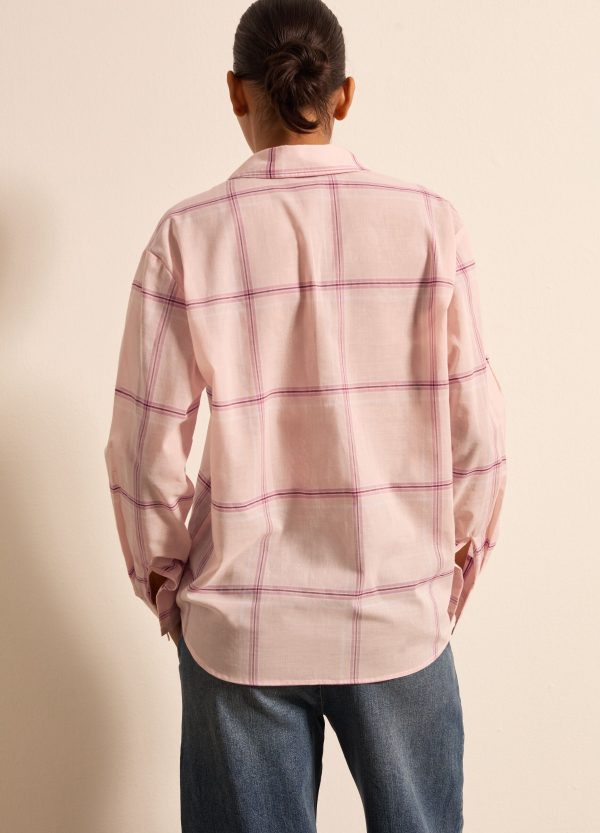 Camicia over con fantasia check - Image 4