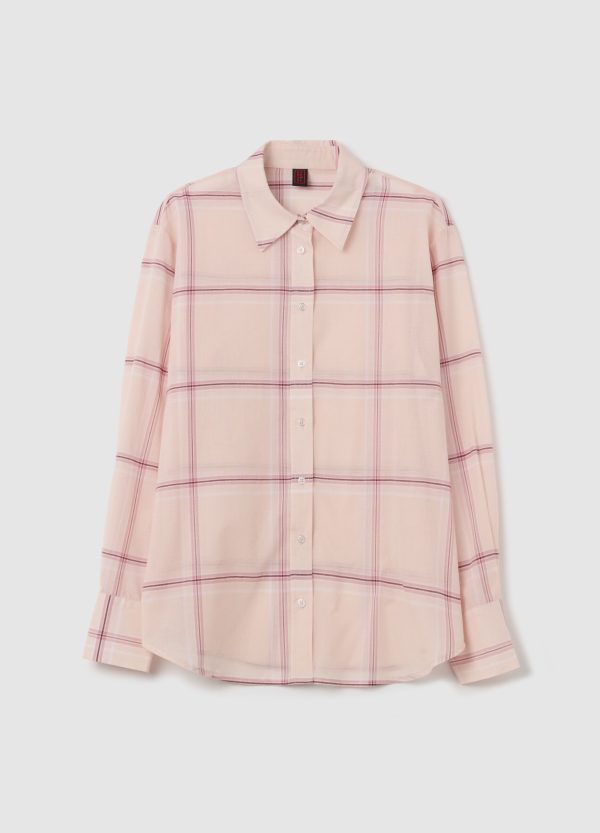 Camicia over con fantasia check - Image 5