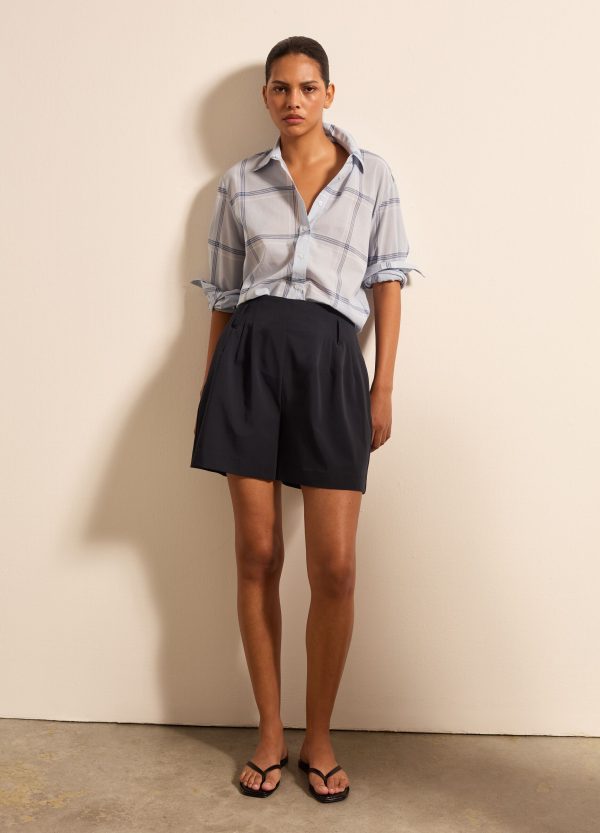 Camicia over con fantasia check