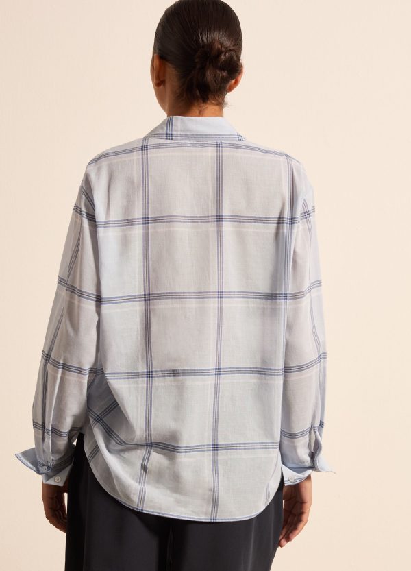 Camicia over con fantasia check - Image 4