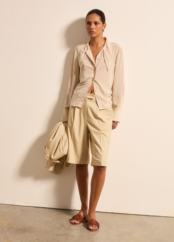 Camicia con foulard - Image 2