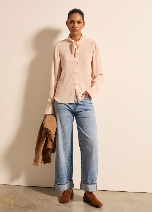 Camicia con foulard - Image 2