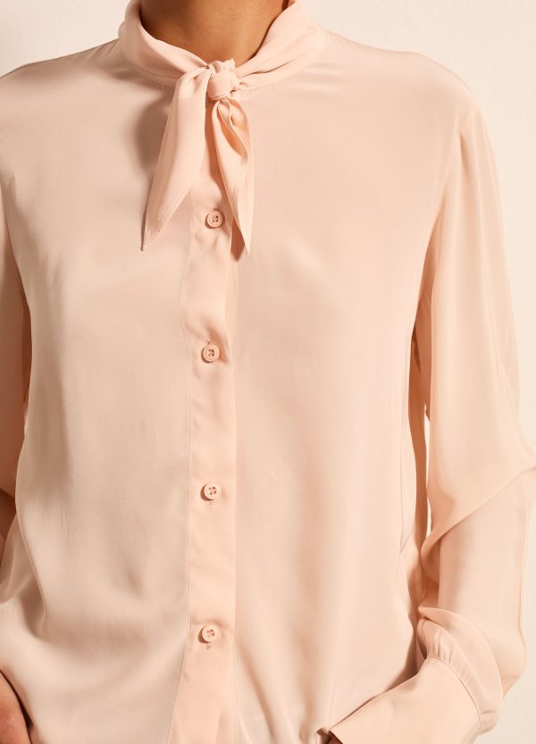 Camicia con foulard - Image 3