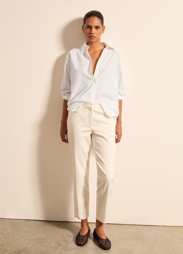 Pantalone chino in twill stretch