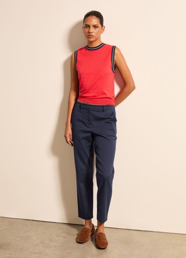 Pantalone chino in twill stretch