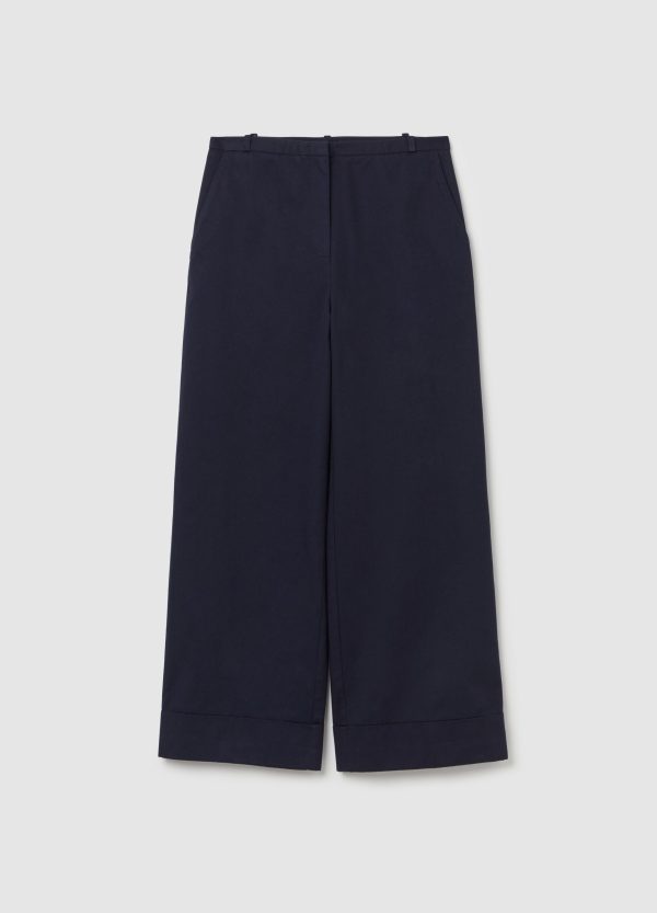 Pantalone a gamba larga straight fit tinta unita - Image 5