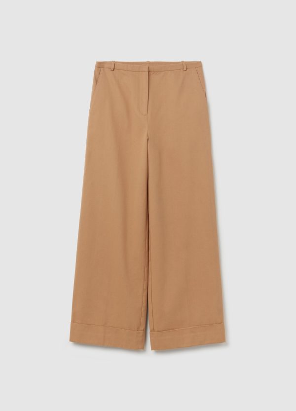 Pantalone a gamba larga straight fit tinta unita - Image 5