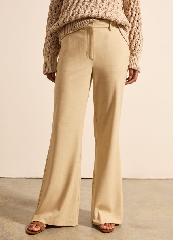 Pantalone flare fit trama lavorata - Image 2