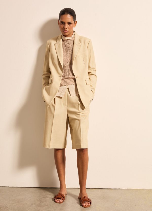 Blazer monopetto trama lavorata - Image 2
