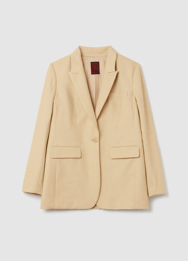 Blazer monopetto trama lavorata - Image 5