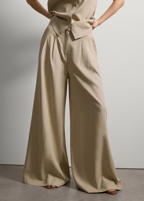 Pantalone palazzo a gamba larga - Image 2
