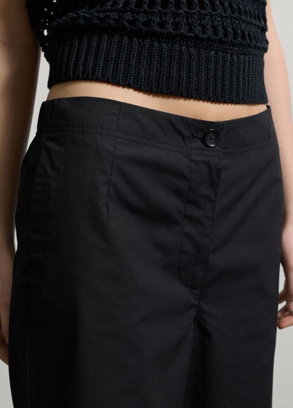 Pantalone straight fit ankle in cotone - Image 3